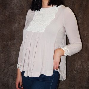 Free People lilac blouse